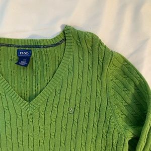 izod cable knit sweater
